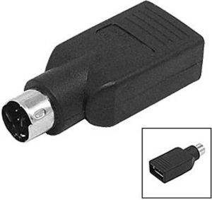 Obrázok pre výrobcu USB Redukcia, pre myš, PS/2 M-USB A (2.0) F, 0, čierna