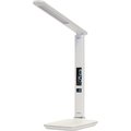 Obrázok pre výrobcu IMMAX LED stolní lampička Kingfisher/ 9W/ 450lm/ 12V/1A/ 3 různé barvy světla/ sklápěcí rameno/ USB/ bílá
