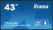 Obrázok pre výrobcu 43" iiyama LH4365UHSB-B1:IPS,4K UHD,Android, 24/7
