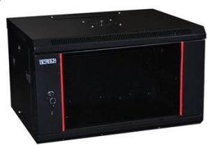 Obrázok pre výrobcu OCRACK 19" OCC-22U-6SBK rozvaděč nástěnný 22U/600mm celoskleněné dveře - černý