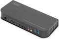 Obrázok pre výrobcu DIGITUS DS-12874 KVM Switch, 2x1 HDMI, HDMI Out, USB, 4Kx2K@60Hz, černá