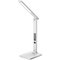 Obrázok pre výrobcu IMMAX LED stolní lampička Kingfisher/ Qi nabíjení/ 8,5W/ 400lm/ 12V/2,5A/ 3 barvy světla/ sklápěcí rameno/ bílá
