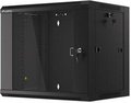 Obrázok pre výrobcu LANBERG skříň 19", 9U 570x450 snadná a rychlá montáž (v rozloženém stavu) černá (RAL9004)