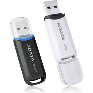 Obrázok pre výrobcu ADATA C906 Classic Series 16GB USB 2.0 flashdisk, snap-on cap design, biely