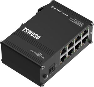 Obrázok pre výrobcu Teltonika TSW030 průmyslový nemanažovaný switch, 8x 10/100, bez zdroje