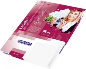 Obrázok pre výrobcu fólia RAYFILM lesklá biela samolepiaca polypropylénová laser 10ks/A4