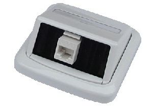 Obrázok pre výrobcu Jednozásuvka ABB TANGO 1xRJ45 cat.6, UTP bílá