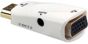 Obrázok pre výrobcu PremiumCord převodník HDMI na VGA + audio, bílý