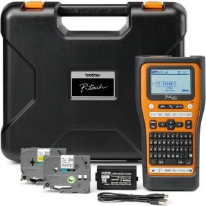 Obrázok pre výrobcu BROTHER tiskárna samolepicích štítků Brother PT-E560BTVP / 24mm / USB / BT / bat. provoz / kufr