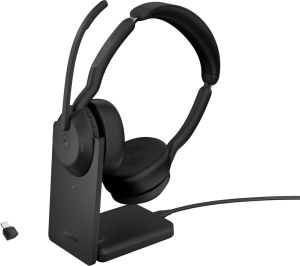 Obrázok pre výrobcu Jabra Evolve2 55 /Stereo/ANC/USB-C/BT-USB/Bezdrát/MS/Stand/Černá