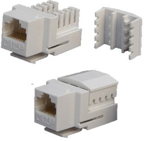 Obrázok pre výrobcu Keystone UTP Cat5e samozářezový biely