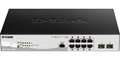 Obrázok pre výrobcu D-Link DGS-1210-10P/ME/E 10-port 10/100/1000 Gigabit PoE Smart Switch including 2 SFP Metro Ethernet