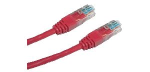 Obrázok pre výrobcu DATACOM Patch cord UTP CAT5E 0,5m červený