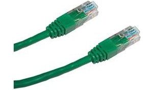 Obrázok pre výrobcu DATACOM Patch cord UTP CAT5E 0,5m zelený