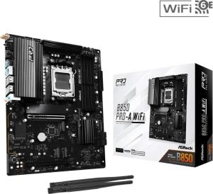 Obrázok pre výrobcu ASRock B850 Pro-A WiFi / AMD B850 / AM5 / 4x DDR5 DIMM / 4x M.2 / HDMI / USB-C / WiFi / ATX