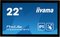 Obrázok pre výrobcu 22" iiyama TF2234MC-B7X: IPS, FullHD, capacitive, 10P, 350cd/m2, VGA, DP, HDMI, IP65, černý