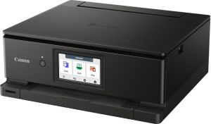 Obrázok pre výrobcu Canon PIXMA Tiskárna TS8750 Černá MF(tisk,kopírka,sken,cloud) A4, 15obr./min., LCD, USB, Wi-Fi
