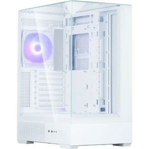Obrázok pre výrobcu Zalman skříň P40 Prism / miniIT / 120mm ARGB fan / 2xUSB 3.0 / USB-C / panoramatická / bílá