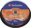 Obrázok pre výrobcu Verbatim DVD-R 4,7GB 16X 10ks/spindel