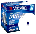 Obrázok pre výrobcu Verbatim DVD+R(10-Pack)Printable/Jewel/16x/4.7GB