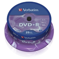 Obrázok pre výrobcu Verbatim DVD+R(25-Pack) Spindle/General Retail/16x/4.7GB