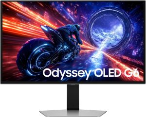 Obrázok pre výrobcu Samsung Odyssey OLED G6 G60SF 27"/OLED/QHD/ 500Hz/0,03ms/Stříbrná