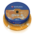 Obrázok pre výrobcu Verbatim DVD-R (25-Pack)Spindle/General Retail/16x/4.7GB