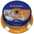 Obrázok pre výrobcu Verbatim DVD-R (25-Pack)Spindle/Inkjet Printable/16x/4.7GB