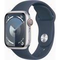 Obrázok pre výrobcu Apple Watch S9 Cell/41mm/Silver/Sport Band/Storm Blue/-S/M