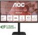 Obrázok pre výrobcu AOC MT 27" Q27E4CV - 2560x1440,IPS,120Hz,1xHDMI, 1xDP,1xDP out,USBhub, USB-C(PD 90W),Repro,Pivot