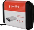 Obrázok pre výrobcu GEMBIRD EE2-U3S9-6 HDD/SSD enclosure for 2.5 SATA - USB 3.0 9.5mm transparent plastic