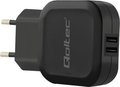 Obrázok pre výrobcu QOLTEC 50185 Qoltec AC adapter 12W 5V 2.4A 2xUSB