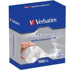 Obrázok pre výrobcu Verbatim papierová puzdrá na disky 100ks