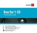 Obrázok pre výrobcu COVER IT Box na 1 CD, 10,4mm, čierny , balenie po 5ks.