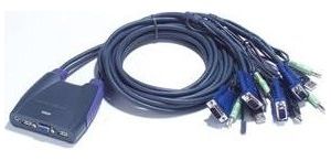 Obrázok pre výrobcu Aten 4-port KVM USB mini, audio, 1.8m kabely