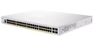 Obrázok pre výrobcu Cisco switch CBS250-48P-4G (48xGbE,4xSFP,48xPoE+,370W) - REFRESH