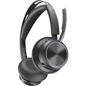 Obrázok pre výrobcu Poly Voyager Focus 2 UC /Stereo/ANC/Micro USB/Drát/ BT-USB/Bezdrát/Černá