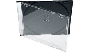Obrázok pre výrobcu Box na 1 CD, 5,2mm, slim, čierny tray