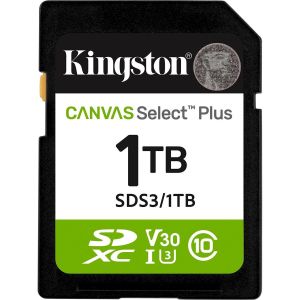 Obrázok pre výrobcu KINGSTON 1TB SDXC 150MB/s Read, UHS-I Speed Class, U3, V30 Gen3