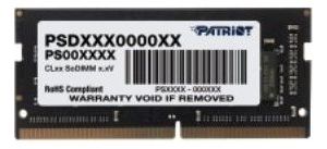 Obrázok pre výrobcu Patriot SO-DIMM DDR4 8GB/ 3200MHz/CL22/1x8GB