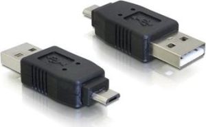 Obrázok pre výrobcu DeLock redukcia micro USB B samec na USB A samec