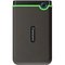 Obrázok pre výrobcu Transcend 2TB StoreJet 25M3C SLIM, 2.5", USB-C (3.1 Gen 1) Externí Anti-Shock disk, tenký profil, šedo/zelený