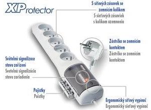 Obrázok pre výrobcu Acar Xprotector 3m 5x220V biely