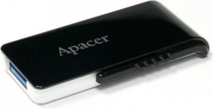 Obrázok pre výrobcu Apacer USB flash disk, USB 3.0, 64GB, AH350, čierny, AP64GAH350B-1, USB A, s výsuvným konektorom