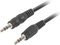 Obrázok pre výrobcu LANBERG Minijack 3.5mm M / M 3 PIN kabel 1,2m, černý