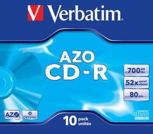 Obrázok pre výrobcu Verbatim CD-R (1ks)Jewel/Crystal/DLP/52x/700MB