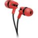 Obrázok pre výrobcu Canyon CNS-CEP4R štýlové slúchadlá do uší, pre smartfóny, integrovaný mikrofón a ovládanie, plochý kábel, červené