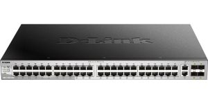 Obrázok pre výrobcu D-Link DGS-3130-54TS L3 Stackable Managed switch, 48x GbE, 2x 10G RJ-45, 2x 10G SFP+