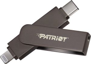 Obrázok pre výrobcu Patriot iLuxe Stick C Mfi 256GB /USB 3.2/Lightning + USB-C/Černá