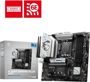 Obrázok pre výrobcu MSI B760M GAMING PLUS WIFI / Intel B760 / LGA1700 / 4x DDR5 / 2x M.2 / HDMI / DP / WiFi / mATX